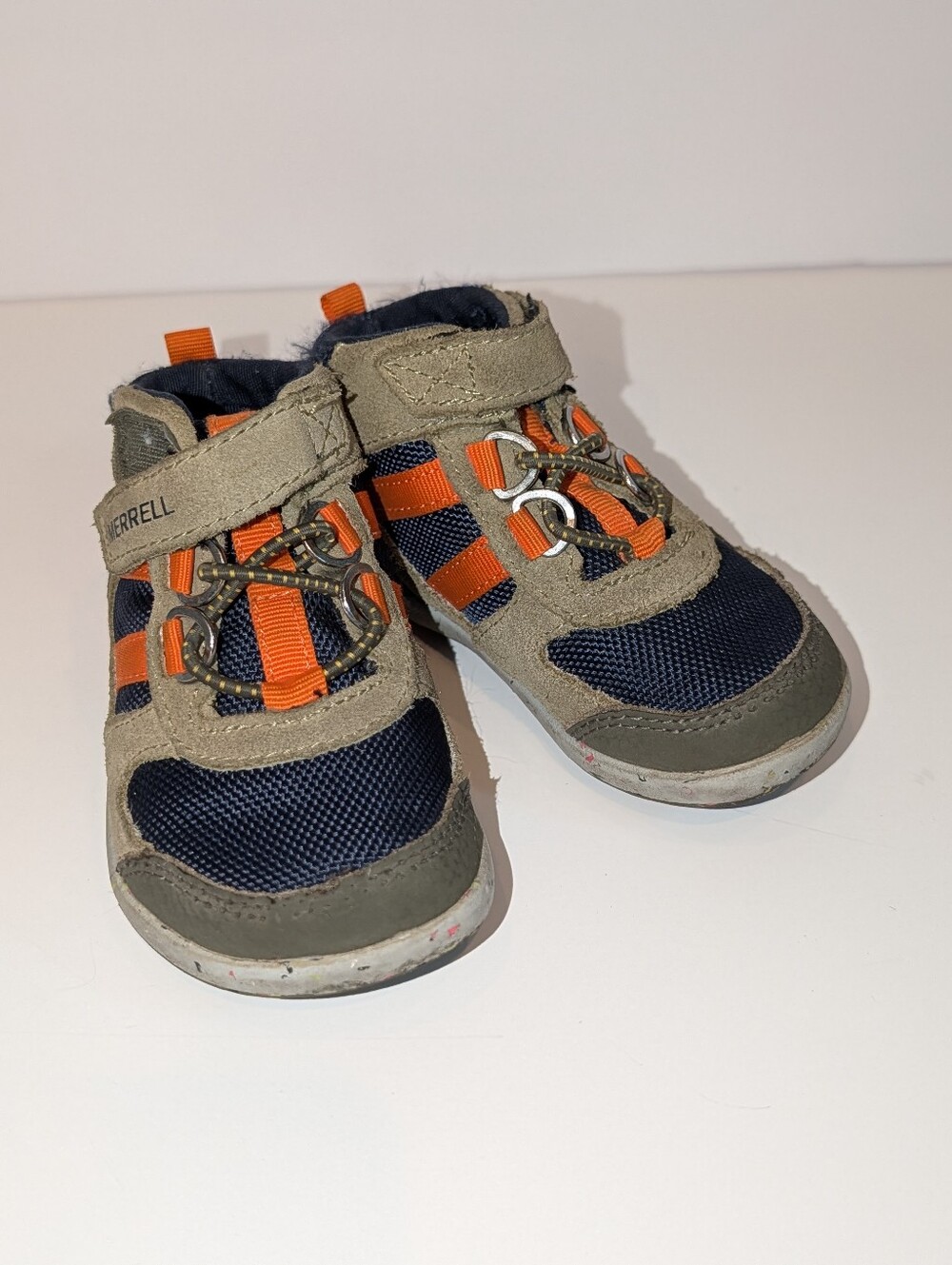 Toddler Merrells Bare Steps Ridge Junior Hiking Boot Shoes, Size 5 toddler